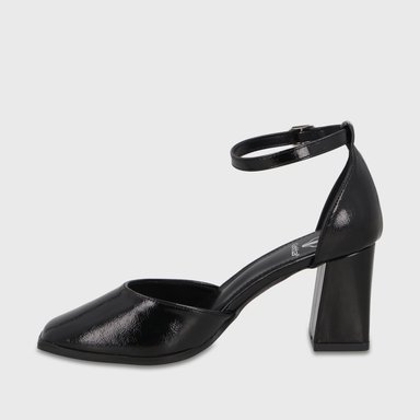 ZAPATO TACO NEGRO MUJER 64090 - 4