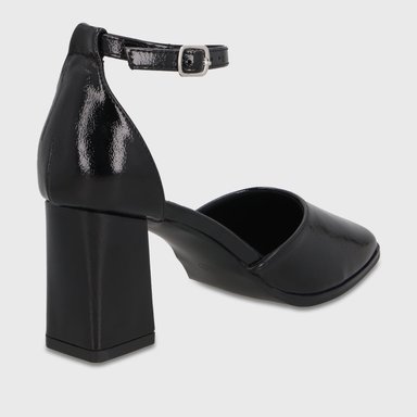 ZAPATO TACO NEGRO MUJER 64090 - 5
