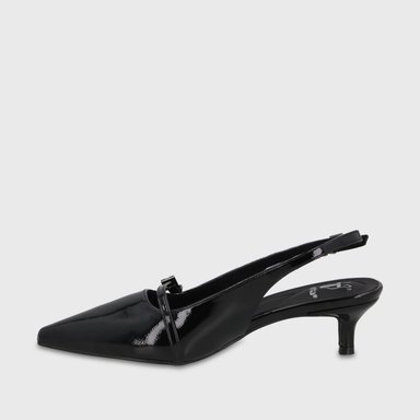ZAPATO TACO NEGRO MUJER 64800 - 4