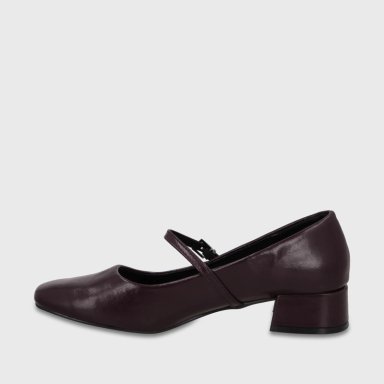 ZAPATO TACO BURDEO MUJER 65800 - 4
