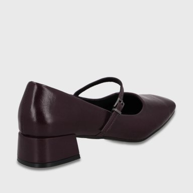 ZAPATO TACO BURDEO MUJER 65800 - 5