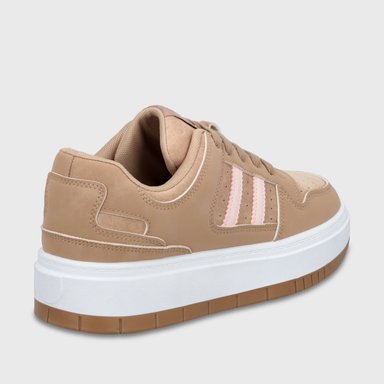 ZAPATILLA PLATAFORMA BEIGE MUJER 58030 - 5