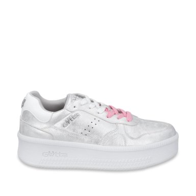 ZAPATILLA PLATAFORMA PLATEADA MUJER 67313 - 1