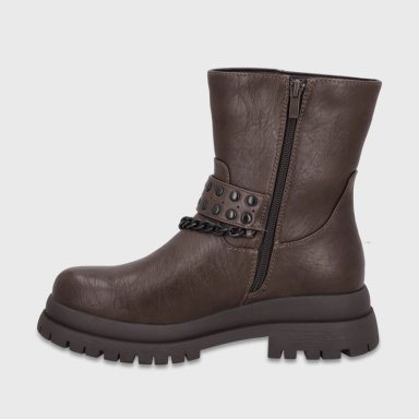 BOTIN PLATAFORMA CAFE  MUJER 6584153 - 4