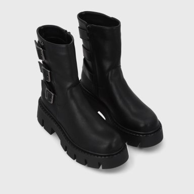 BOTIN PLATAFORMA NEGRO MUJER 55261 - 3