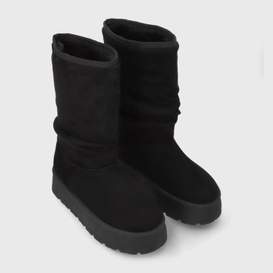 BOTA PLATAFORMA NEGRA MUJER 48114 - 3