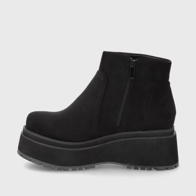BOTIN PLATAFORMA NEGRO MUJER 1509A - 4
