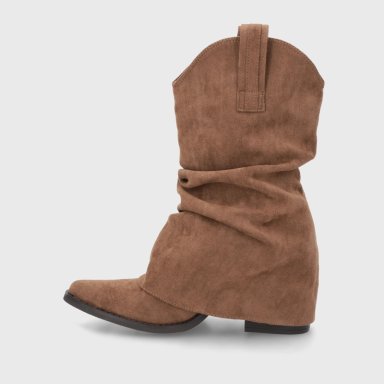 BOTA TACO CAMEL MUJER 53781 - 4