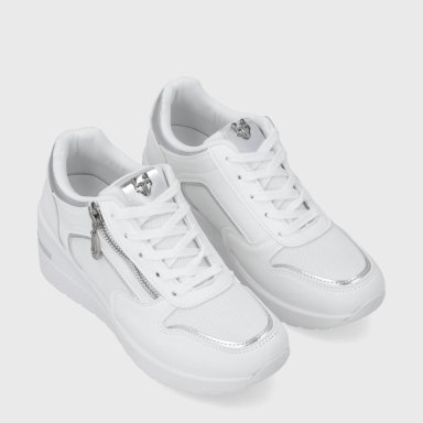 ZAPATILLA PLATAFORMA BLANCA  MUJER 58040 - 3