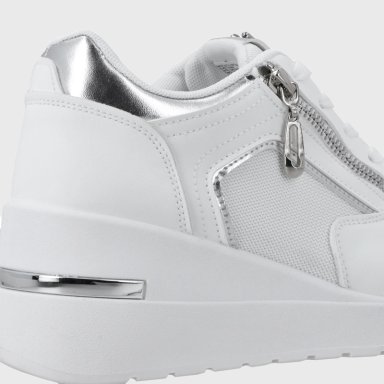 ZAPATILLA PLATAFORMA BLANCA  MUJER 58040 - 6