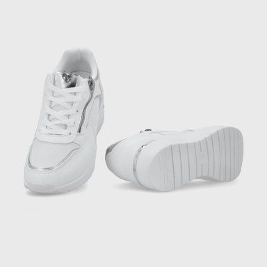 ZAPATILLA PLATAFORMA BLANCA  MUJER 58040 - 7