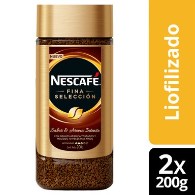 CAFÉ NESCAFÉ FINA SELECCIÓN 200G X2 FRASCOS - 1