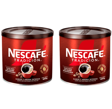 CAFÉ NESCAFÉ TRADICIÓN 400G X2 TARROS - 1