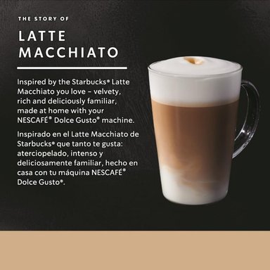 STARBUCKS NESCAFÉ DOLCE GUSTO LATTE MACCHIATO 12 CÁPSULAS X3CAJAS - 2
