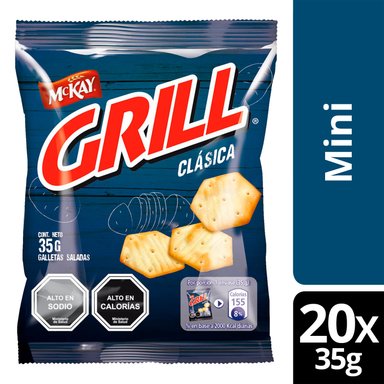 GALLETA GRILL CLÁSICA 35G X20 UNIDADES - 1