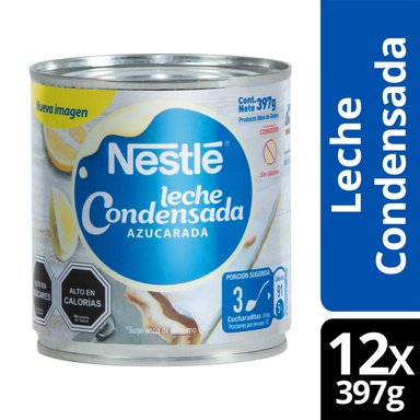 LECHE CONDENSADA NESTLÉ® LATA 397G X12 TARROS - 1