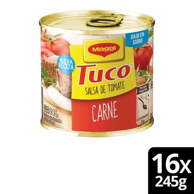 SALSA DE TOMATE MAGGI® TUCO CON CARNE LATA 245G X16 TARROS - 1