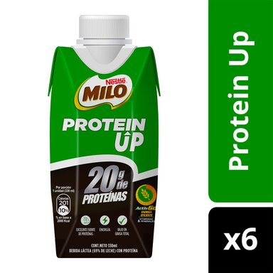 Pack 6 Leche con Chocolate MILO® Protein Up 330ml - 1