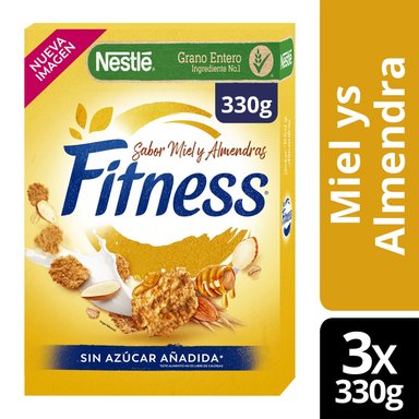CEREAL FITNESS MIEL Y ALMENDRAS 330G PACK X3 - 2