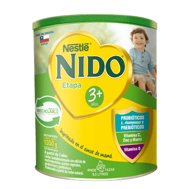 LECHE EN POLVO NIDO® ETAPA 3+ PROTECTUS AVANZADO TARRO 1350G - 1