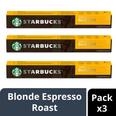 CAFÉ STARBUCKS® BY NESPRESSO® BLONDE ESPRESSO ROAST 53G PACK X3 - 1