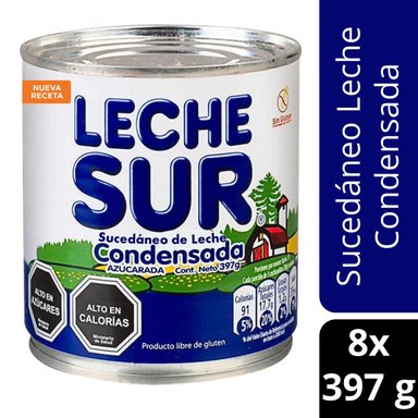 LECHE CONDENSADA NESTLÉ LATA 397 GR 8 UN SUCEDÁNEO SUR - 1