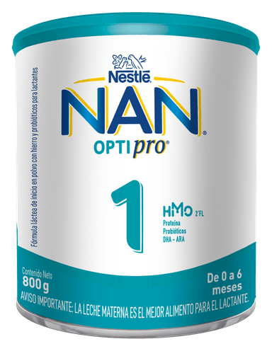FÓRMULA LACTEA 1 OPTIPRO CON HM O 800G FÓRMULA INFANTIL NAN - 1