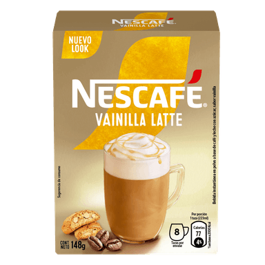 CAFÉ NESCAFÉ® VAINILLA LATTE 148G (8X18,5G) - 1