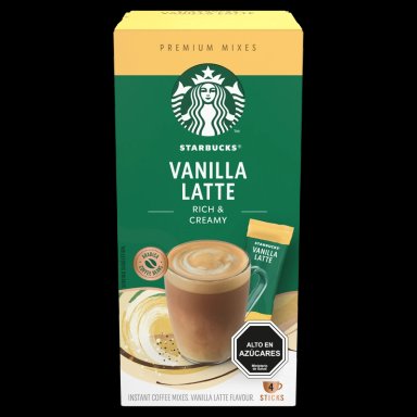 CAFÉ INSTANTÁNEO STARBUCKS® VANILLA LATTE 4 SOBRES (4X21.5G) - 1