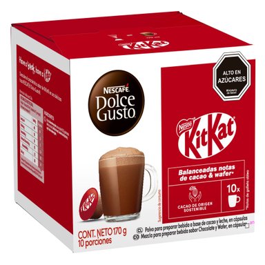 CAFÉ NESCAFÉ DOLCE GUSTO® KIT KAT 10 CÁPSULAS - 1