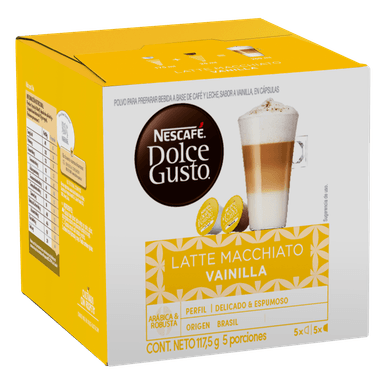 CAFÉ NESCAFÉ DOLCE GUSTO® LATTE MACCHIATO VANILLA 10 CÁPSULAS - 1