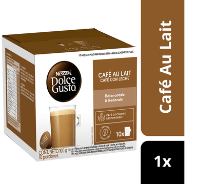 CAFÉ NESCAFÉ DOLCE GUSTO® CAFÉ AU LAIT 10 CÁPSULAS - 2