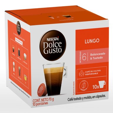 CAFÉ NESCAFÉ DOLCE GUSTO® LUNGO 10 CÁPSULAS - 1
