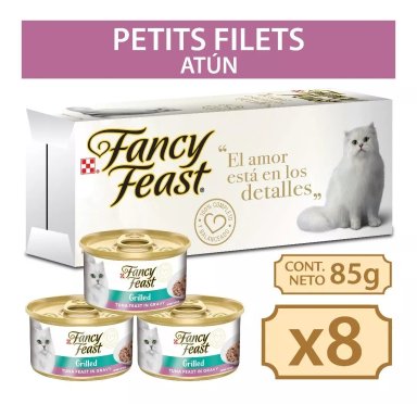 ALIMENTO HÚMEDO PARA GATO FANCY FEAST® PETIT FILETS ATUN 85G - 1