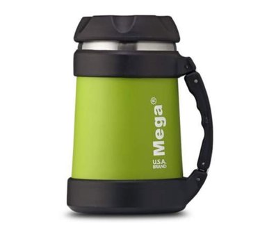 TERMO 0,5 LITROS VERDE POWER STEEL - 1