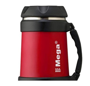 TERMO 0,5 LITROS ROJO POWER STEEL - 1