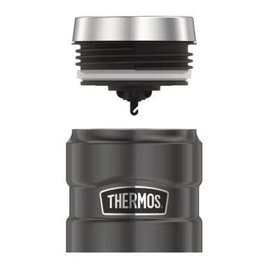 TERMO MUG 470ML KING ACERO INOXIDABLE GRIS - 2