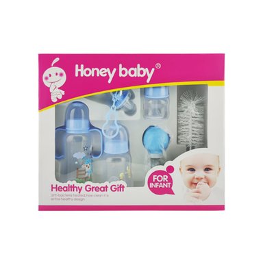SET BIBERON PARA BEBE HONEY BABY CELESTE - 1