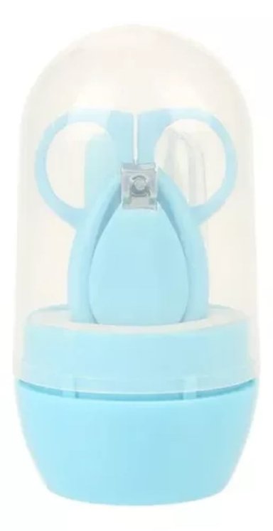 KIT DE CUIDADO DE UÑAS PARA BEBE 4 PIEZAS CELESTE - 1