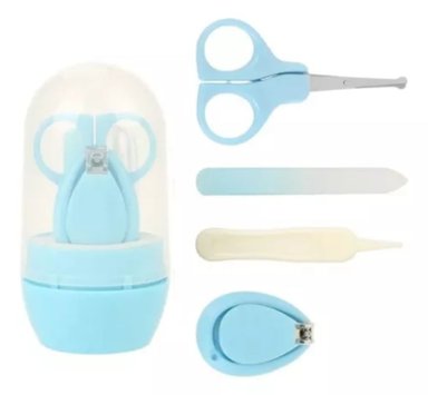 KIT DE CUIDADO DE UÑAS PARA BEBE 4 PIEZAS CELESTE - 2