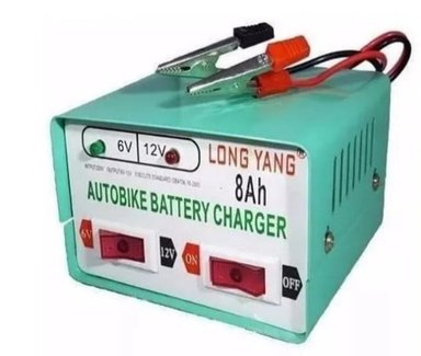 CARGADOR DE BATERIA 12V Y 6V AUTOS Y MOTOS - 1