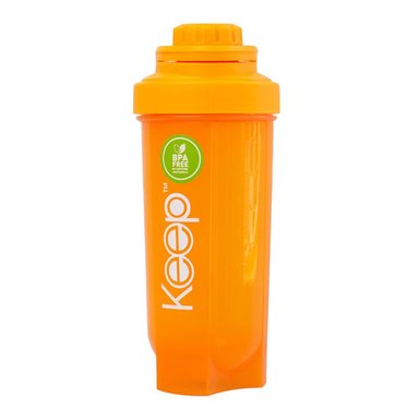 BOTELLA SHAKER COLORES KEEP- NARANJA - 1