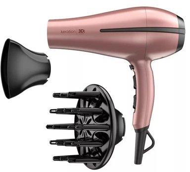 SECADOR DE CABELLO GAMA DIVA 3D KERATION - 1