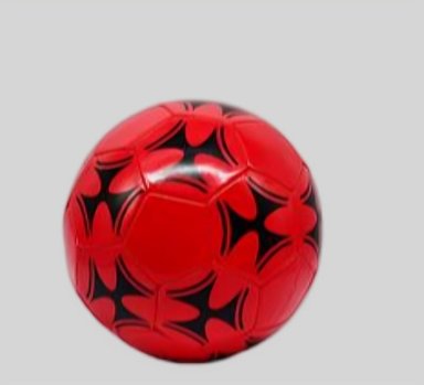 BALON DE FÚTBOL  COSIDO A MÁQUINA ROJO - 2