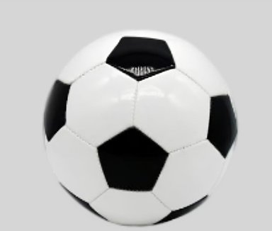 BALON DE FÚTBOL BLANCO Y NEGRO - 1
