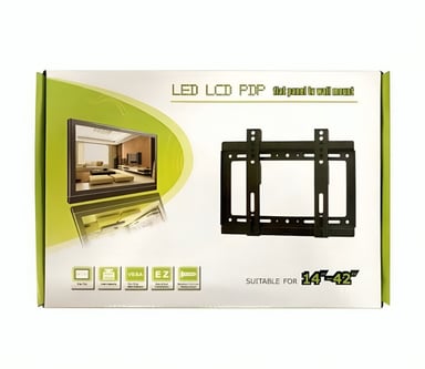 SOPORTE FIJO PARA TV DE 14 HASTA 42PULGADAS PESO MAXIMO 25KG - 1