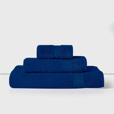 TOALLA DE BAÑO 70×140 CM / AZUL – LOURDES - 1