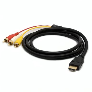 CABLE HDMI A 3 RCA DIGITAL AUDIO VIDEO MACHO - 2