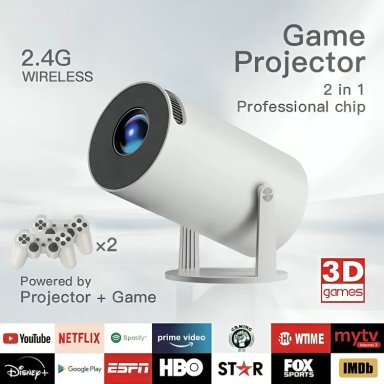 PROYECTOR PORTATIL CON CONSOLA UHD WIFI BLUETOOTH - 2