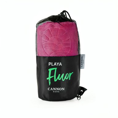 TOALLA DE PLAYA 380GR. FLUOR 80X160CM. / TURQUESA – CANNON - 3